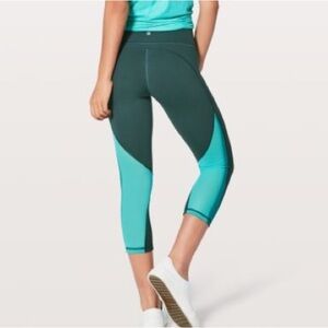 Lululemon Mix & Mesh Crop leggings